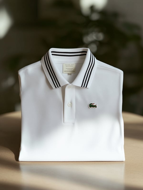 Men's Classic Business Crocodile Logo Short Sleeve Polo Shirt