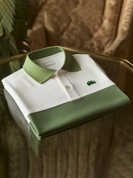 Men's Business Logo Button-Down Short Sleeve Polo Shirt